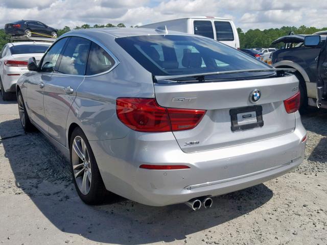 WBA8Z9C3XHG453562 - 2017 BMW 330 XIGT SILVER photo 3