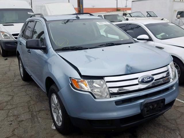 2FMDK36C98BA67071 - 2008 FORD EDGE SE BLUE photo 1