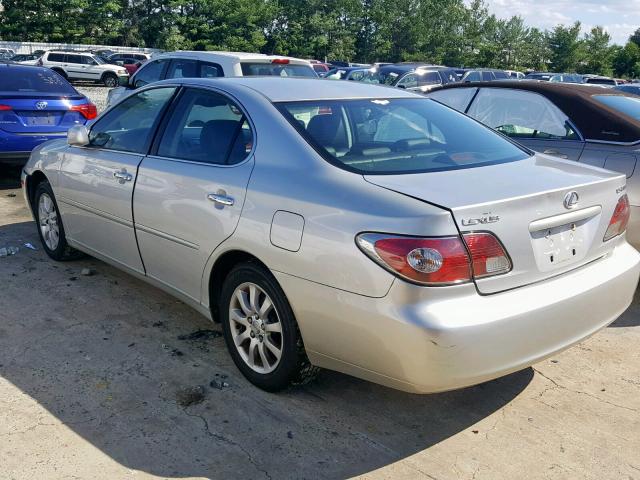 JTHBF30GX30139061 - 2003 LEXUS ES 300 SILVER photo 3