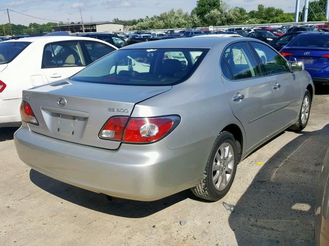 JTHBF30GX30139061 - 2003 LEXUS ES 300 SILVER photo 4