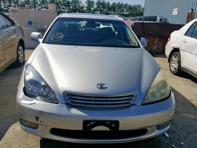 JTHBF30GX30139061 - 2003 LEXUS ES 300 SILVER photo 9