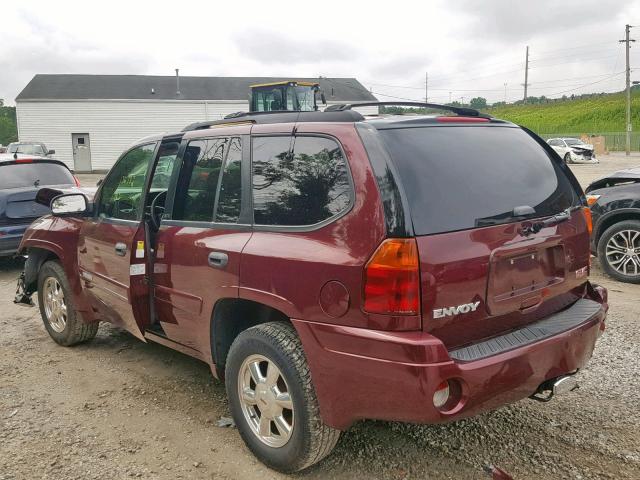 1GKDT13S332388804 - 2003 GMC ENVOY RED photo 3