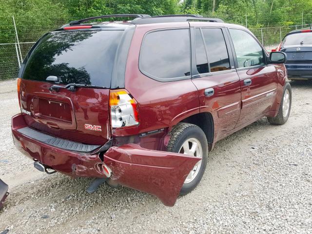 1GKDT13S332388804 - 2003 GMC ENVOY RED photo 4