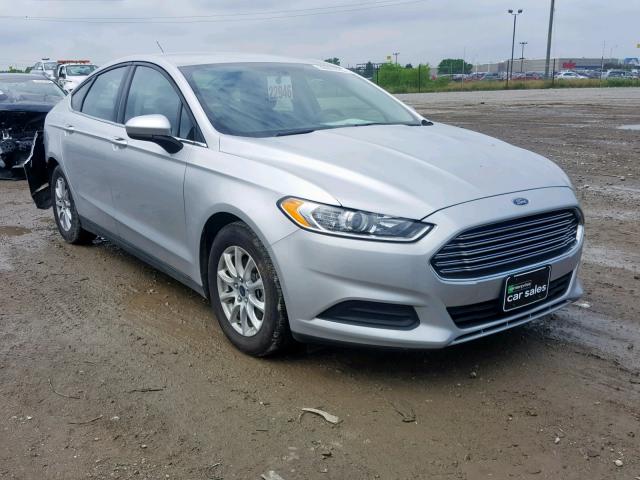 1FA6P0G77G5135293 - 2016 FORD FUSION S SILVER photo 1