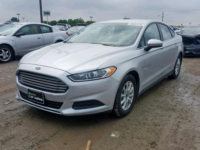 1FA6P0G77G5135293 - 2016 FORD FUSION S SILVER photo 2