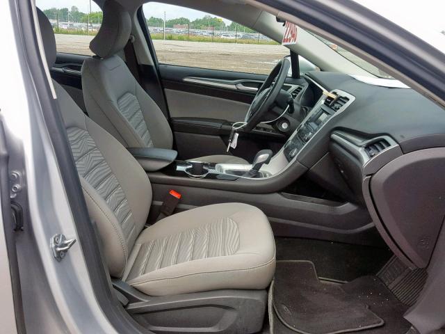 1FA6P0G77G5135293 - 2016 FORD FUSION S SILVER photo 5