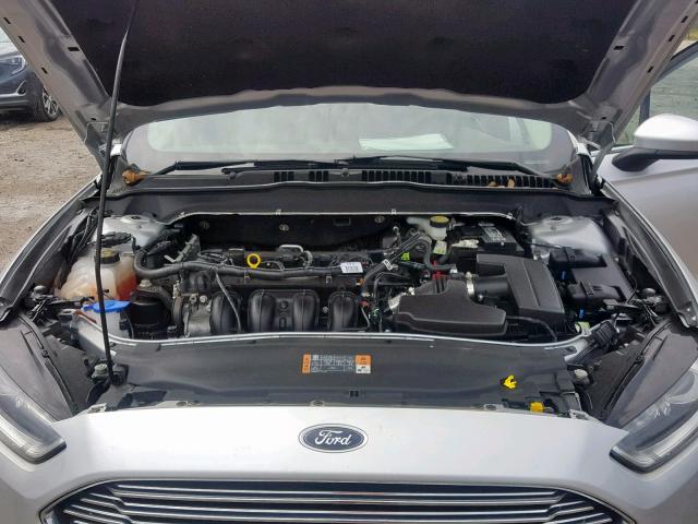 1FA6P0G77G5135293 - 2016 FORD FUSION S SILVER photo 7