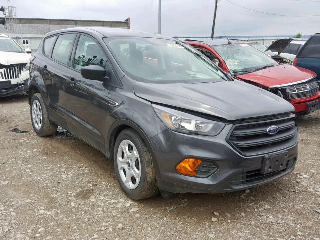 1FMCU0F70JUB39489 - 2018 FORD ESCAPE S GRAY photo 1