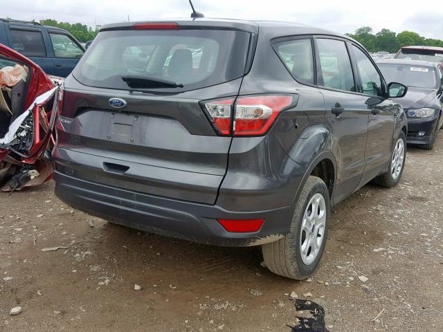 1FMCU0F70JUB39489 - 2018 FORD ESCAPE S GRAY photo 4