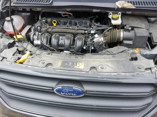 1FMCU0F70JUB39489 - 2018 FORD ESCAPE S GRAY photo 7