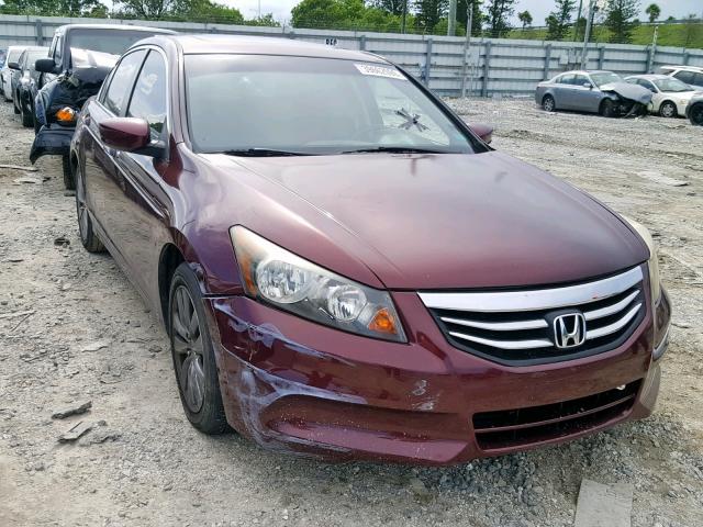 1HGCP2F81CA100335 - 2012 HONDA ACCORD EXL RED photo 1