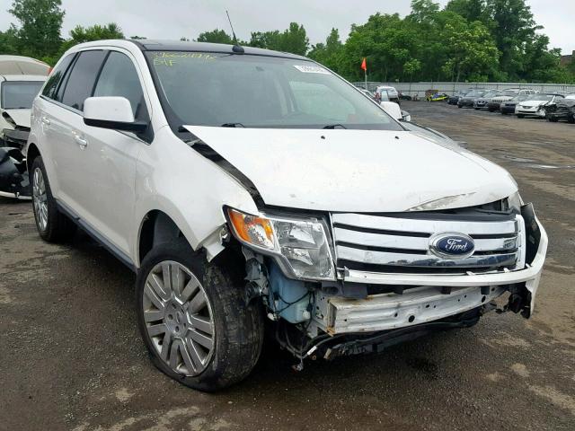 2FMDK4KC4ABB16730 - 2010 FORD EDGE LIMIT WHITE photo 1