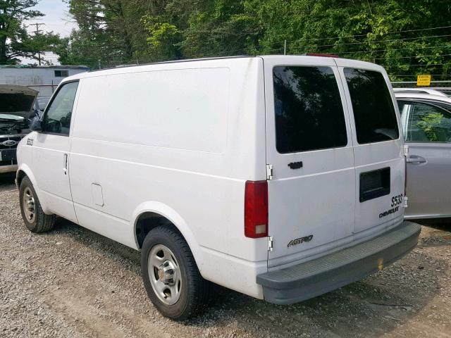 1GCDM19X04B102677 - 2004 CHEVROLET ASTRO WHITE photo 3