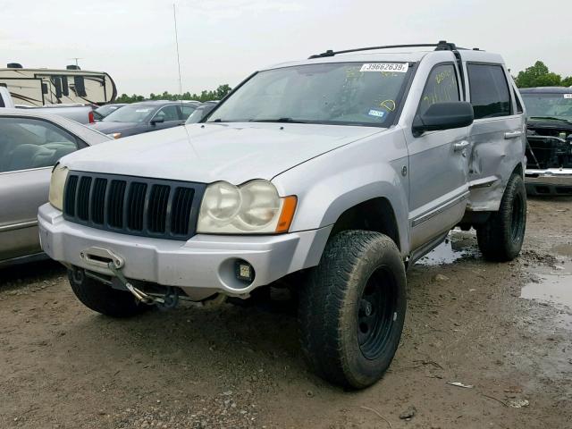 1J8HR58N85C553595 - 2005 JEEP GRAND CHER SILVER photo 2