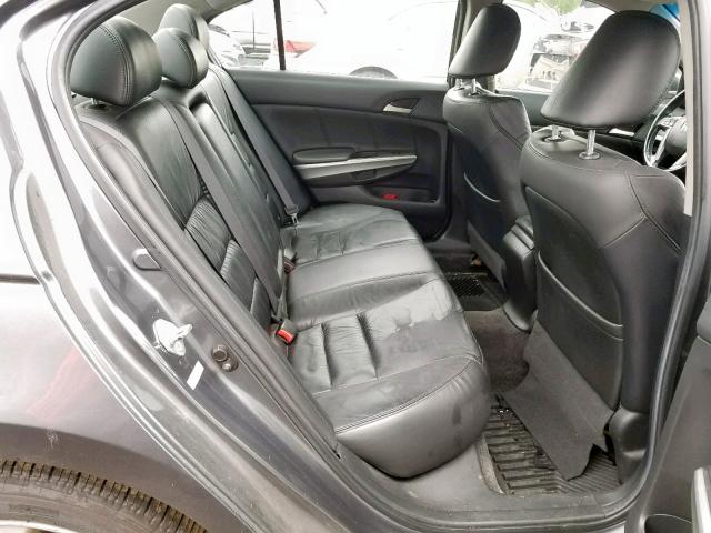 1HGCP36868A021952 - 2008 HONDA ACCORD EXL GRAY photo 6