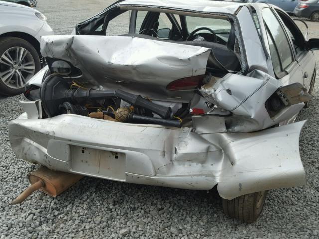 1G1JC524327321302 - 2002 CHEVROLET CAVALIER B SILVER photo 9