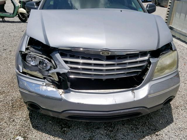 2C4GF68465R317883 - 2005 CHRYSLER PACIFICA T SILVER photo 9