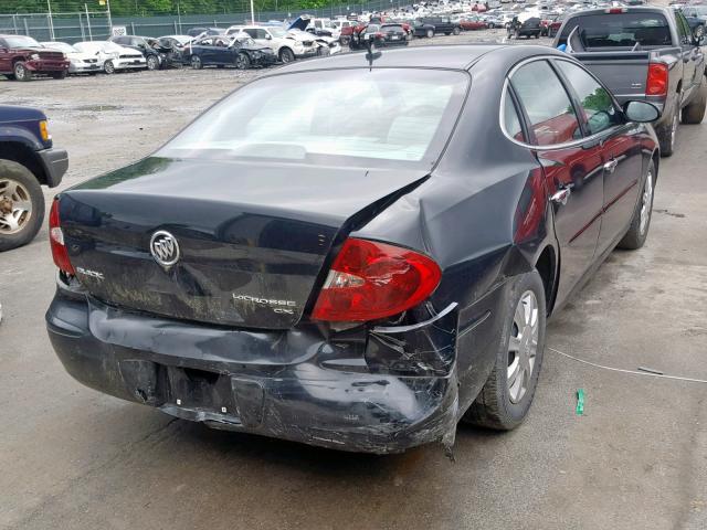 2G4WC582461224160 - 2006 BUICK LACROSSE C BLACK photo 4