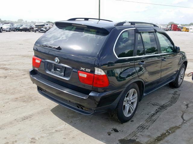 5UXFB53565LV13265 - 2005 BMW X5 4.4I BLACK photo 4