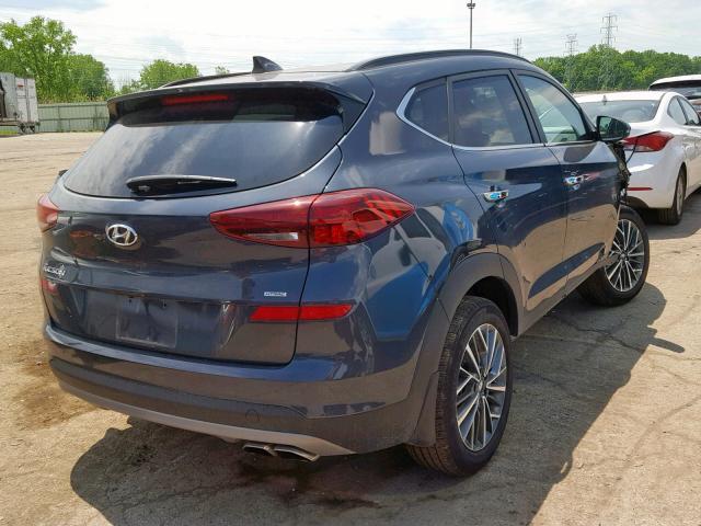 KM8J3CAL1KU849826 - 2019 HYUNDAI TUCSON LIM GRAY photo 4