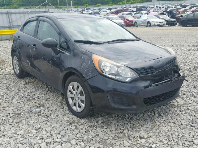 KNADM5A33D6192493 - 2013 KIA RIO LX BLACK photo 1