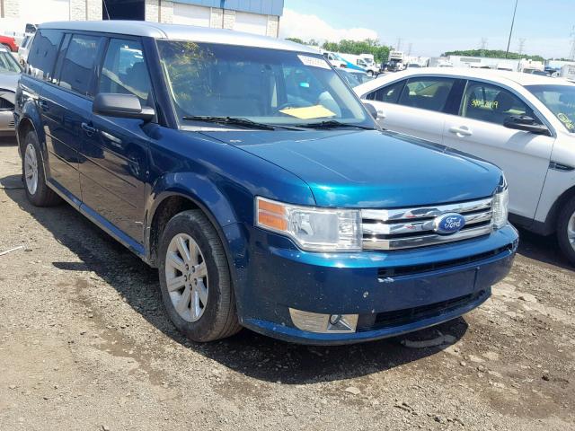 2FMGK5BC9BBD09041 - 2011 FORD FLEX SE TEAL photo 1