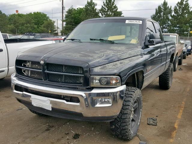 3B7KF23632M315300 - 2002 DODGE RAM 2500 BLACK photo 2