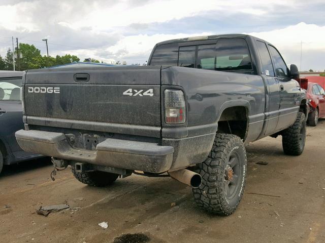 3B7KF23632M315300 - 2002 DODGE RAM 2500 BLACK photo 4