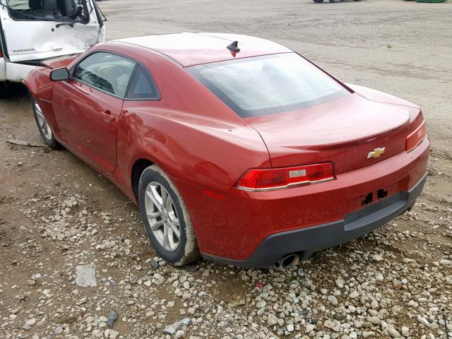 2G1FA1E31F9234977 - 2015 CHEVROLET CAMARO LS RED photo 3