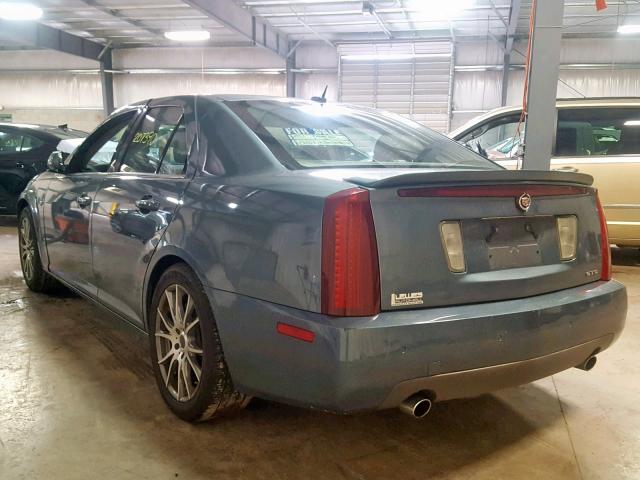 1G6DW677160188108 - 2006 CADILLAC STS BLUE photo 3