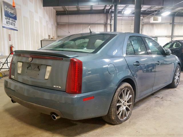 1G6DW677160188108 - 2006 CADILLAC STS BLUE photo 4