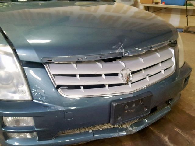 1G6DW677160188108 - 2006 CADILLAC STS BLUE photo 9