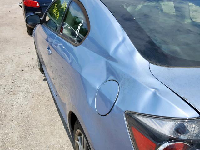 JTKDE167390283674 - 2009 TOYOTA SCION TC ლურჯი ფოტო 9