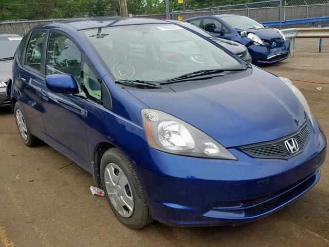 JHMGE8H36DC043838 - 2013 HONDA FIT BLUE photo 1