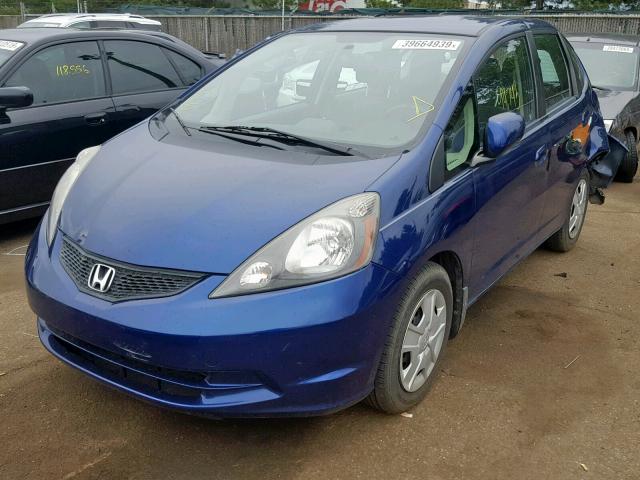 JHMGE8H36DC043838 - 2013 HONDA FIT BLUE photo 2