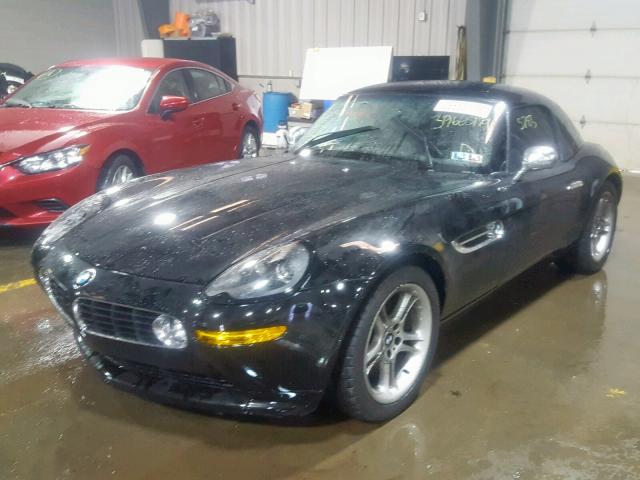 WBAEJ13483AH62143 - 2003 BMW Z8 BLACK photo 2