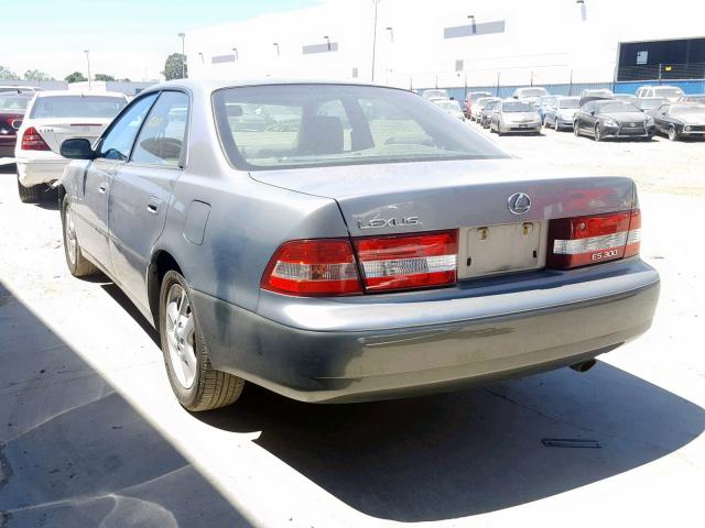 JT8BF28G515109075 - 2001 LEXUS ES 300 GRAY photo 3