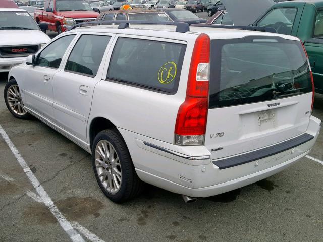 YV1SW592762563658 - 2006 VOLVO V70 2.5T WHITE photo 3