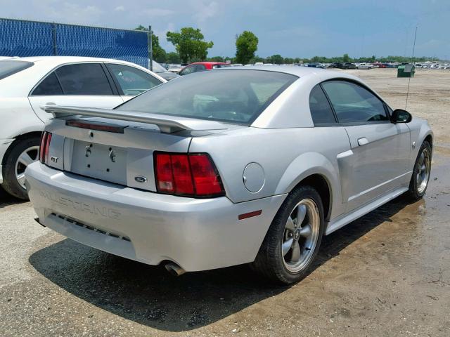 1FAFP42X44F126698 - 2004 FORD MUSTANG GT SILVER photo 4