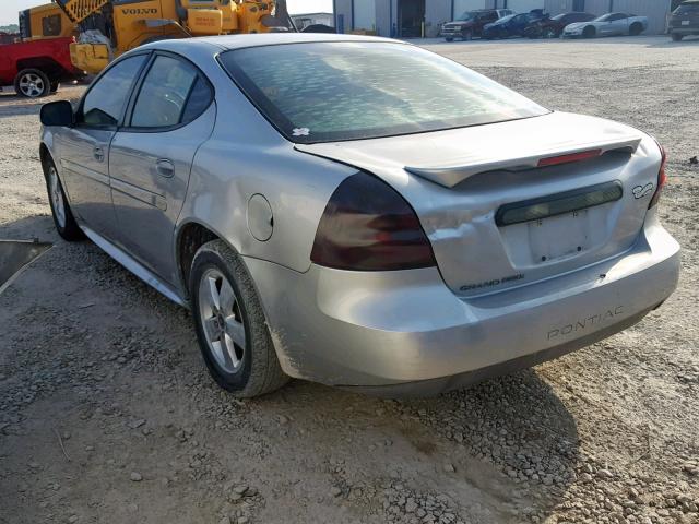 2G2WP552161277092 - 2006 PONTIAC GRAND PRIX SILVER photo 3