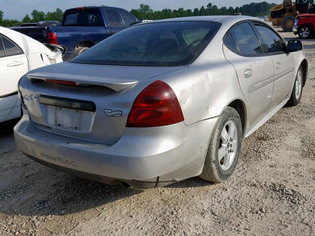 2G2WP552161277092 - 2006 PONTIAC GRAND PRIX SILVER photo 4