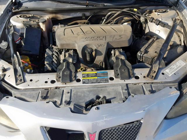 2G2WP552161277092 - 2006 PONTIAC GRAND PRIX SILVER photo 7