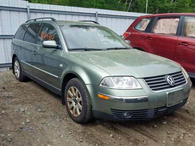 WVWVH63BX3E079733 - 2003 VOLKSWAGEN PASSAT GLS GREEN photo 1