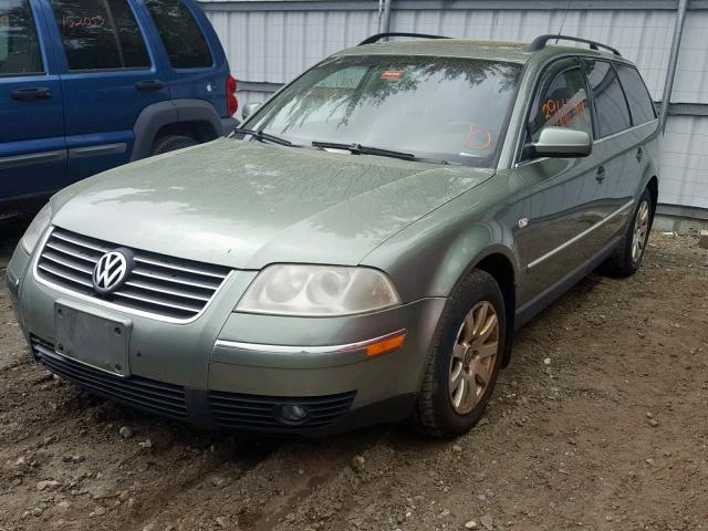 WVWVH63BX3E079733 - 2003 VOLKSWAGEN PASSAT GLS GREEN photo 2