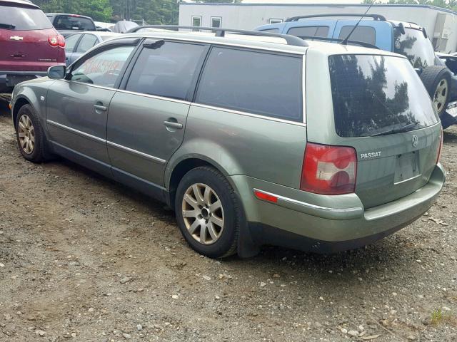 WVWVH63BX3E079733 - 2003 VOLKSWAGEN PASSAT GLS GREEN photo 3