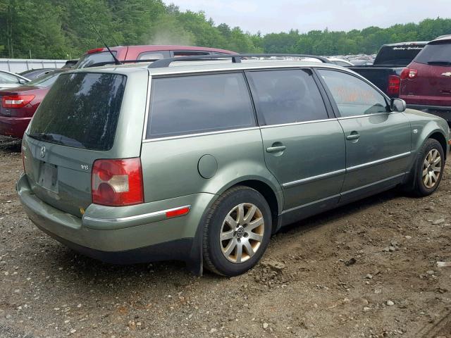 WVWVH63BX3E079733 - 2003 VOLKSWAGEN PASSAT GLS GREEN photo 4