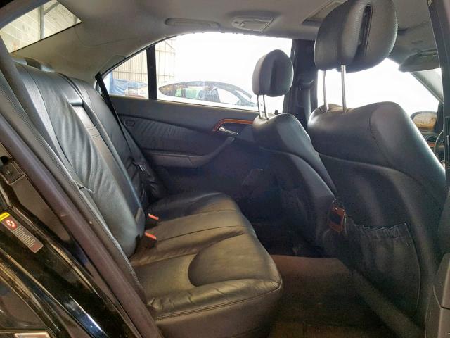 WDBNG83J43A345176 - 2003 MERCEDES-BENZ S 430 4MAT BLACK photo 6