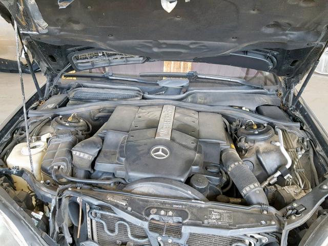 WDBNG83J43A345176 - 2003 MERCEDES-BENZ S 430 4MAT BLACK photo 7