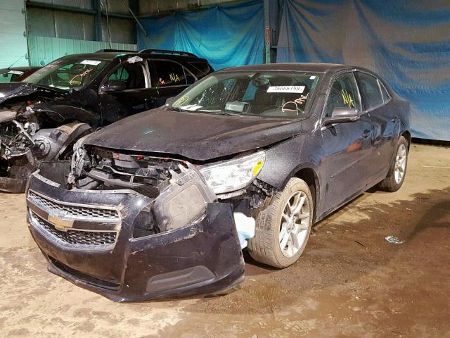 1G11C5SA8DF259734 - 2013 CHEVROLET MALIBU 1LT BLACK photo 2