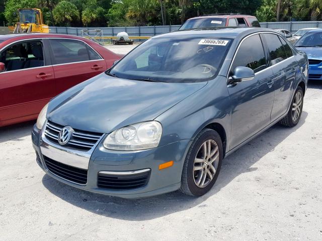 3VWSF71K66M736640 - 2006 VOLKSWAGEN JETTA 2.5 BLUE photo 2